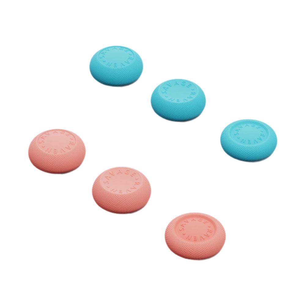 6Pcs/Set For Switch 2 NS2 Skull & Co. JoyCon Thumb Grip Joystick Cap Thumbstick Cover Game Accessories Mushroom Head