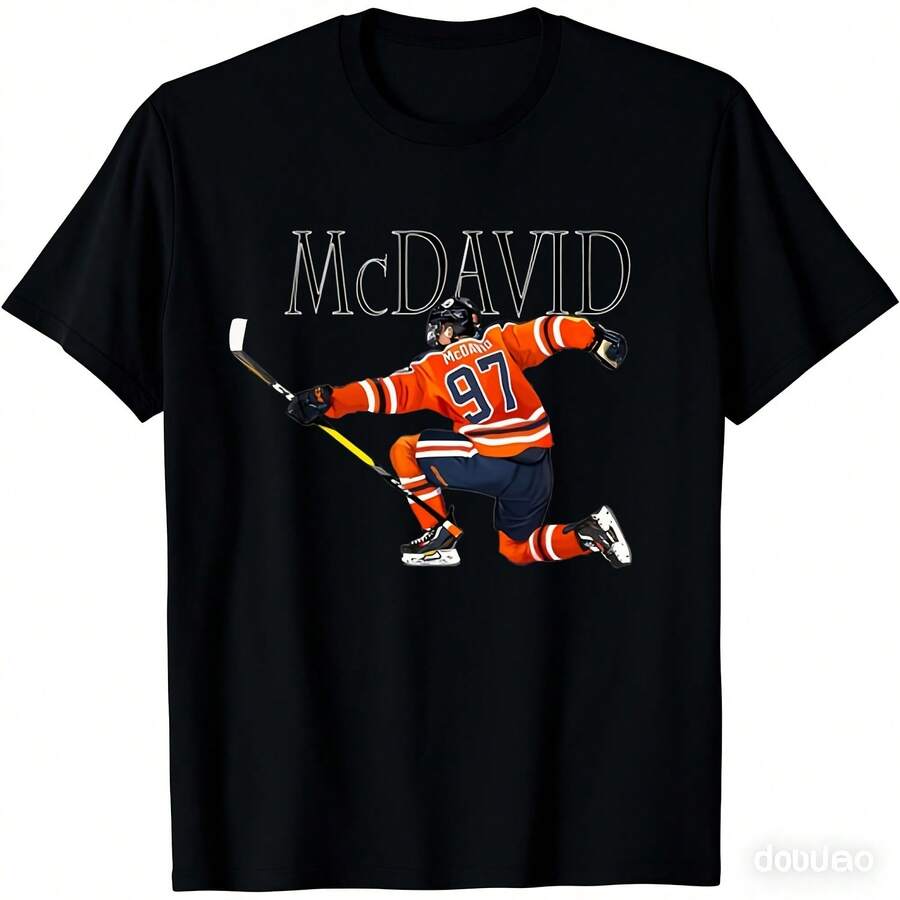 Connor McD Championship Celebration TShirt Breathable Jersey Top With Iconic Signature Print