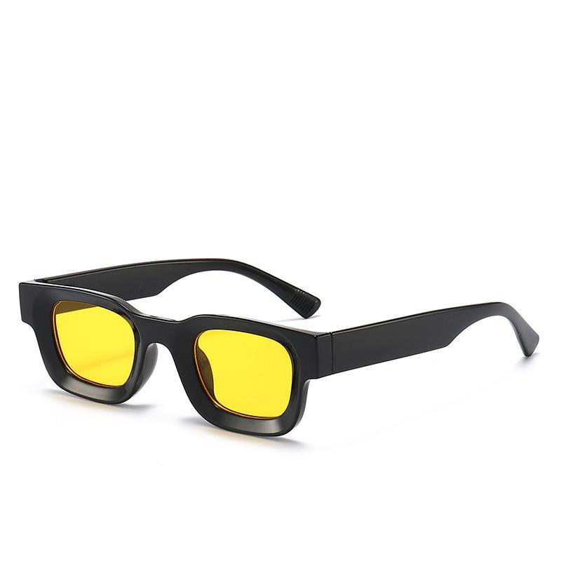Small Rectangle Sunglasses Women Men Vintage Brand Designer Square Luxury Sun Glasses Shades Female Camber Concave Sunglasses
