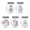 New Cartoon Enamel Pin Set Custome Punk Gothic Skeleton Ghost Boo Cute Cat Brooches Backpack Lapel Badges Jewelry Gift for Kids