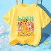 Trendig Cool Lejonkungen Simba Tecknad Tryck Barn T-shirt 2026 Sommar Kortärmad