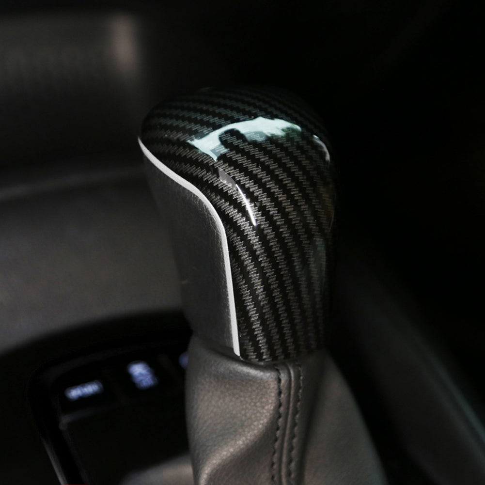 Car Interior Gear Shift Gear Head Cover Dual Color Gear Head Pasted Trim For Toyota Corolla 2019 2020 2021 Accessories