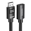 Ugreen 8K HDMI Extension Cable Extension Cord 48Gbps Extension Cable Supports 3D HDR eARC Compatible with MacBook HDMI2.1 2.1 8K@60Hz 4K@120Hz