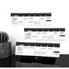 Desktop Planner Book Weekly Daily Agenda Schedule Blank Diary DIY  60Pages Tearing Notebook Eco-friendly Paper Stationery School Supplies