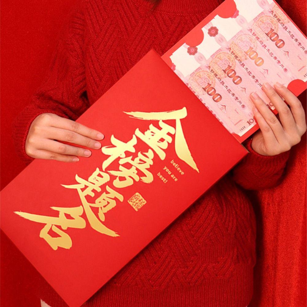 Traditional Red Envelopes Super Large Lucky Money Bag Money Packaging Bags Chinese New Year