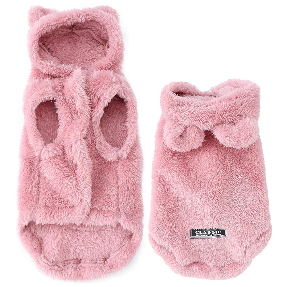 Autumn Winter Dog Clothes for Small Medium Dogs Warm Plush Rabbit Ears Pet Coat Cute Soft Puppy Sphynx Cat Chihuahua Costume