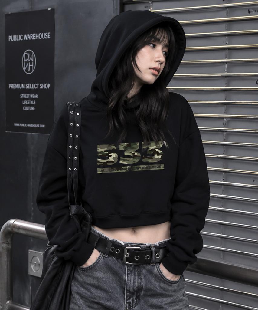 PEID Pd 533 Crop Hoodie 2 Colors