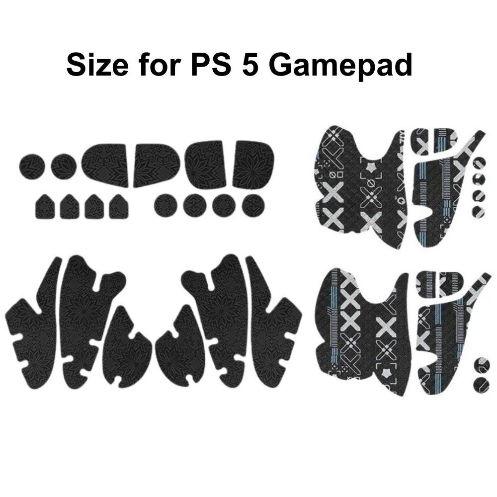 Autocollants pour manette de jeu en PU Amélioration de la prise Film pour manette Nouveau pad de manette pour PS 5