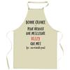 Tablier de cuisine - Kelly - Impression bretonne - Coton résistant - Imprimé en France
