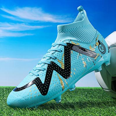 Chaussures de Football d'Extérieur Homme Baskets d'Entraînement Sport Rapide Baskets Originales Chaussures de Football à Crampons Chaussures de Football