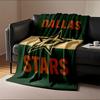 Dallas Stars Hockey Logo Blanket Print Blanket Soft and Cozy Perfect for the Living Room Bed Sofa or a Nap,gift