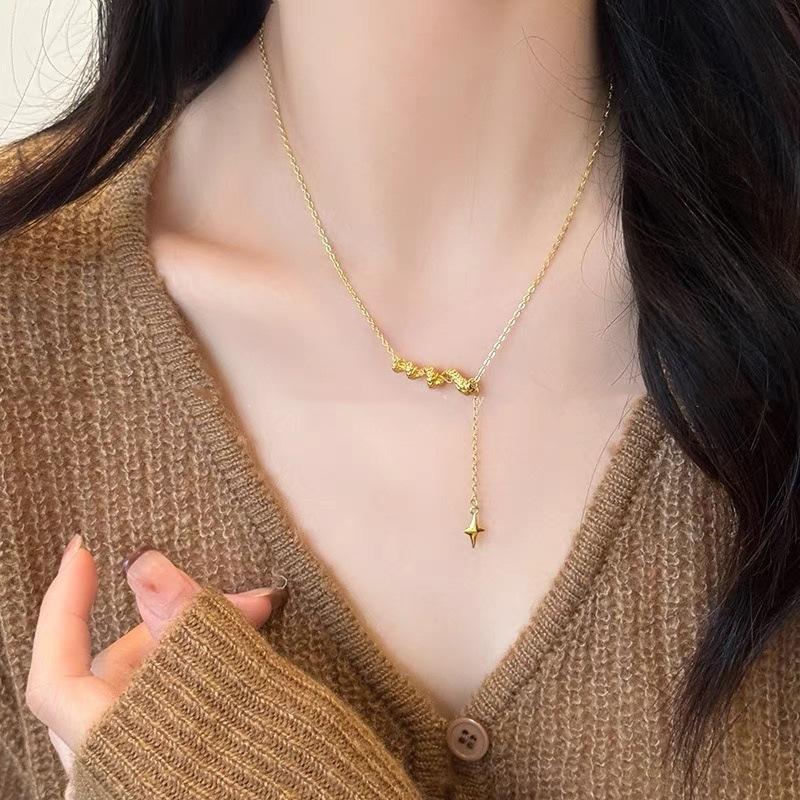 Nový módní náhrdelník s přívěskem ve tvaru hada pro ženy, trendy zlatá barva, dívčí náhrdelník choker, svatební doplňky, dárky