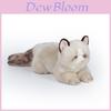 Cat Plush Toy With Pp Cotton Filling Soft Animal Stuffed Doll For Kids And Collectors