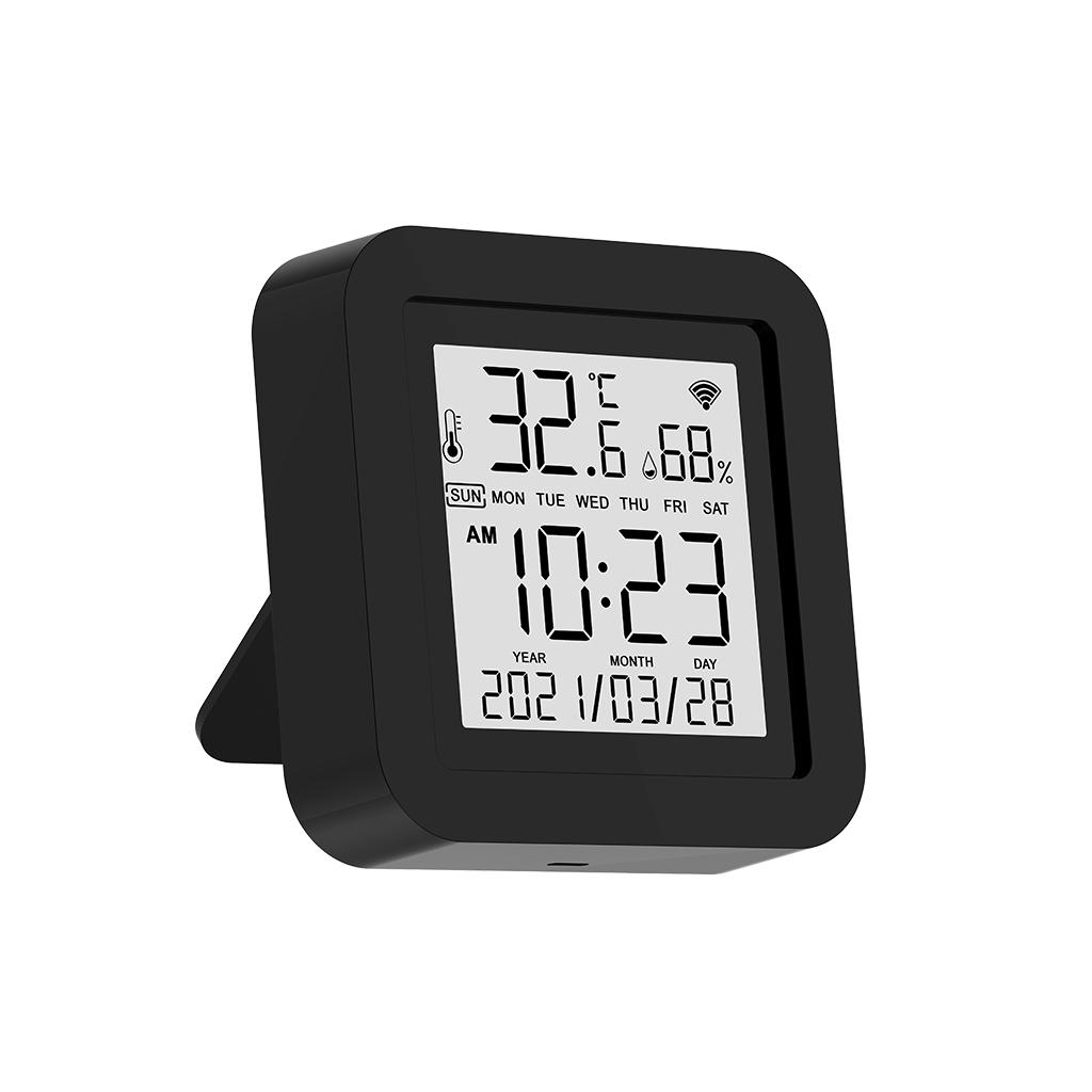 For Smart WiFi Remote Controller TUYA-Wireless Temperature Humidity Sensor Thermometer Hygrometer for Home with LCD Disp