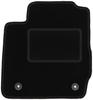 Noir mat pour conducteur: Ford Fiesta MK7 hatchback (2011-2017)