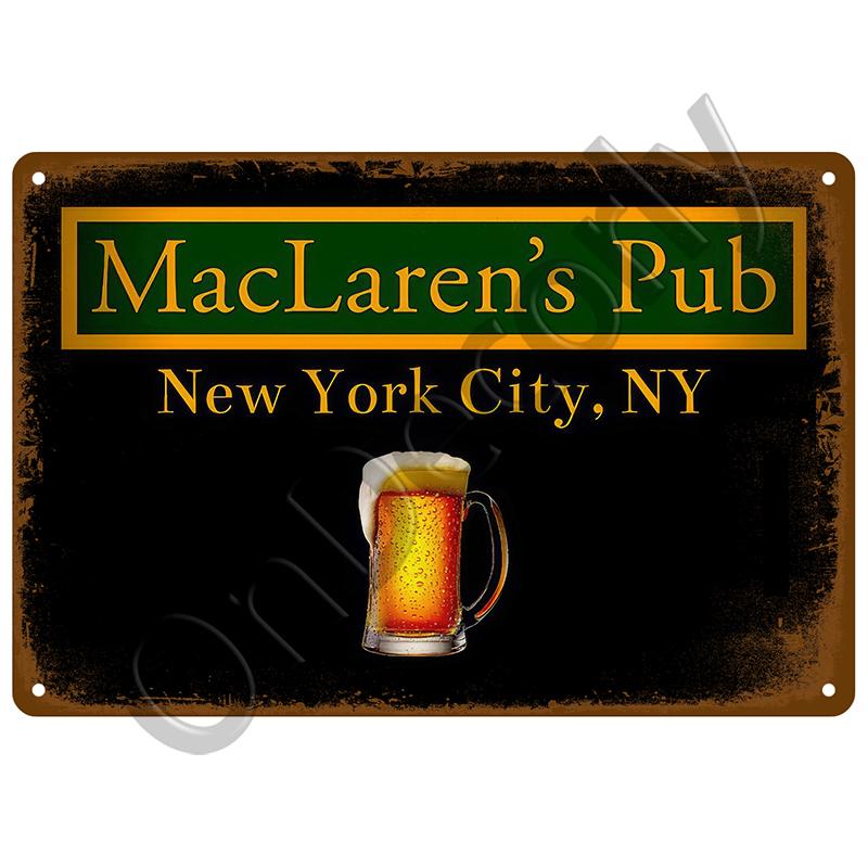Vintage Tin Sign Wall For Pub Bar Man Cave Decorative Plates Decor Art Retro Drink Beer Wine Metal Sign Poster Whiskey Plaque