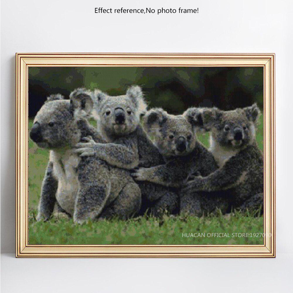 Diamond Embroidery Full Display Animal Koala Diamond Mosaic Diamond Painting Full Round Cross Stitch