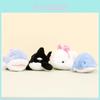 Cute Ocean Animal Plush Keychain 12cm Stuffed Shark Whale Dolphin Charm