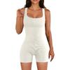 Women'S New Jumpsuit Sexy Slim Fit Sleeveless Tight Fitting Explosive Style Waist Cinching And Hip Lifting Jumpsuit Shorts