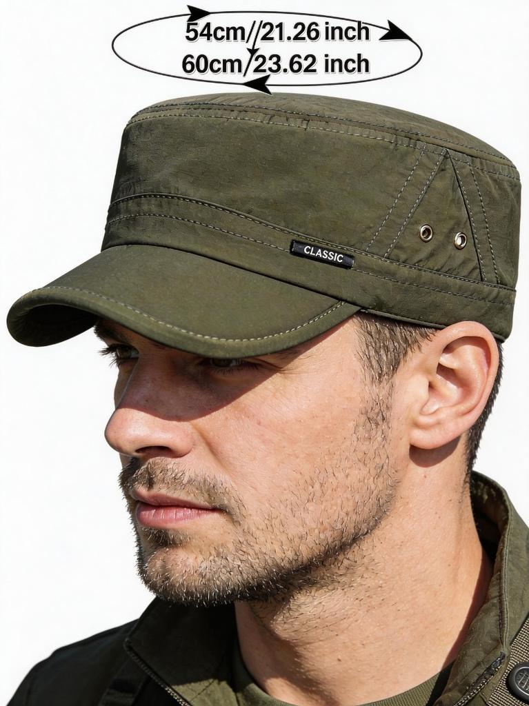 Breathable Quick Dry Flat Top Cap For Men Women Summer Sun Hat Lightweight Running Baseball Cap