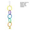 Parrot Climbing Ring Toy Bite-Resistant Plastic Swing for Cockatiels Climbing Bird Accessory for Small Medium
