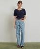 IULAI Loose Fine Denim Pants Ice Blue