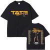 Zpěvačka Tate Mcrae T8 Hudební trička Pánská Dámská Vintage Tričko Letní Bavlněné Oversized Krátký Rukáv Top pro Fanoušky Dárek