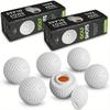 6 ks Panáky na golfové míčky, Sada panáků 3 ks, 1,5 unce Panáky na golfové míčky Vtipné, pro milovníka golfu Doplňky Vtipné dárky pro muže, Bílá