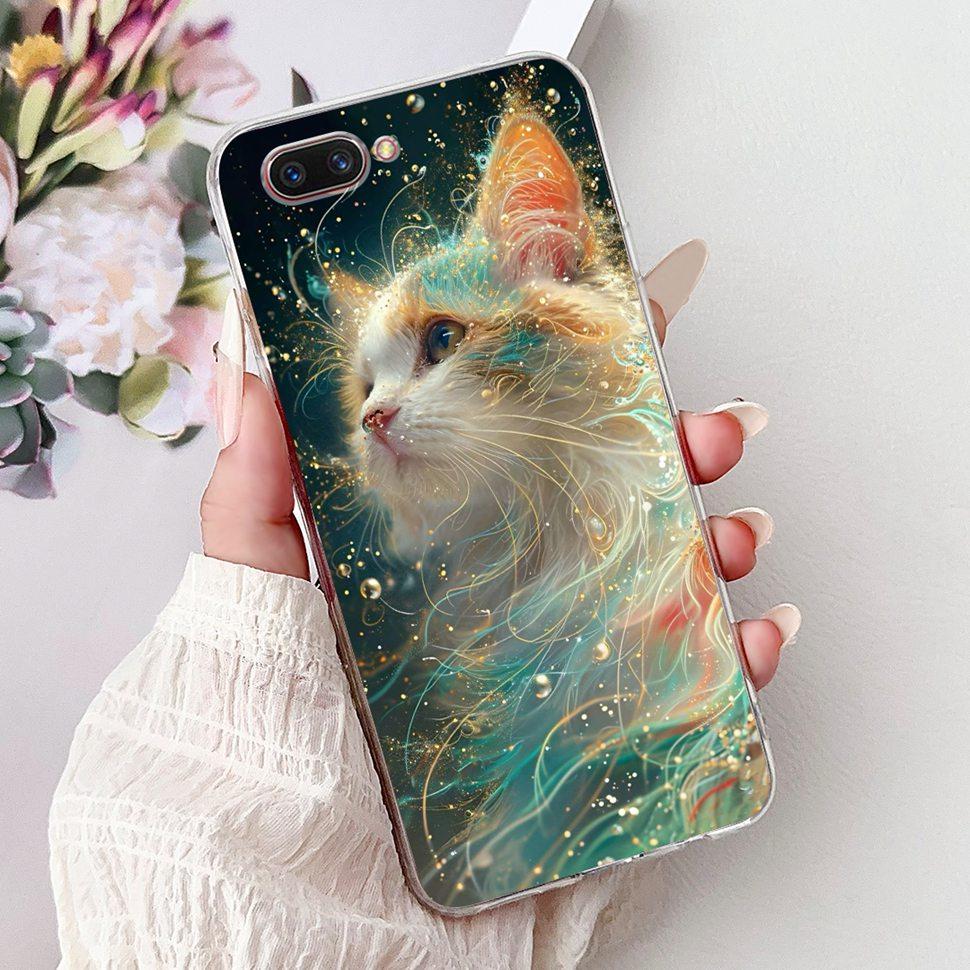 For OPPO A3S Case CPH1803 Soft Slim Fundas Cute Cartoon Cover For Oppo A5 AX5 CPH1809 OppoA3s Phone Cases Oppo A3 S A 3s  Coque