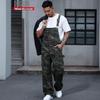 Camouflage High Street Trend Overalls: Unisex Workwear Jumpsuit