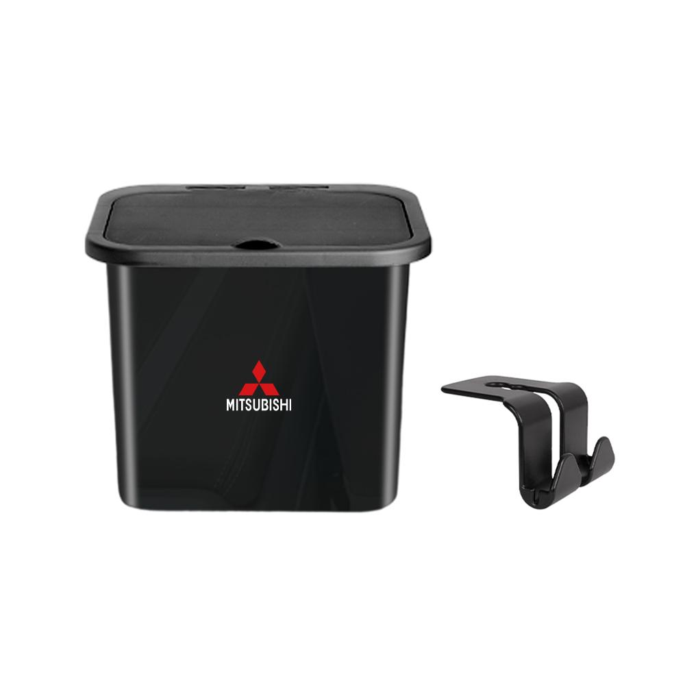 cxfnzt1 Car Trash Can Side Door Drink Holder Seat Back Hanging Trash Storage Bin For Mitsubishi Ralliart Space Star Cross Eclipse Lancer