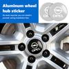 56mm Car Wheel Center Hub Cap Emblem Sticker Decoration For Corsa Mokka Astra Cascada Adam Insignia Meriva Vectra CA3