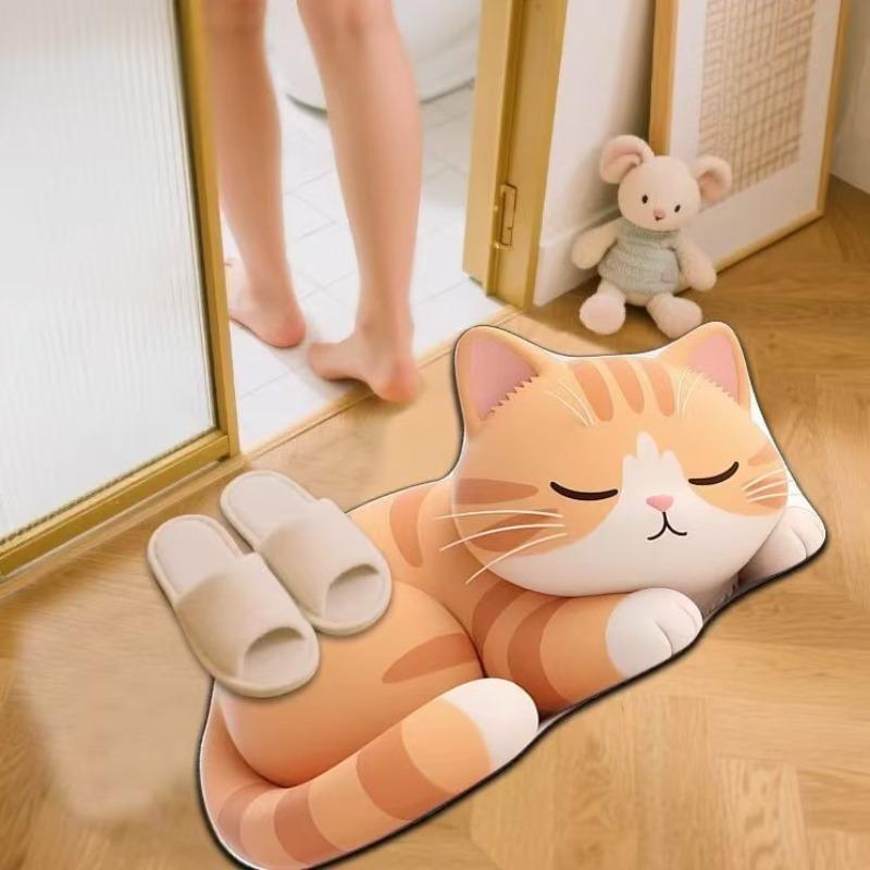 Kattendesign Antislip Vloermat voor Woonkamer, Badkamer en Keuken