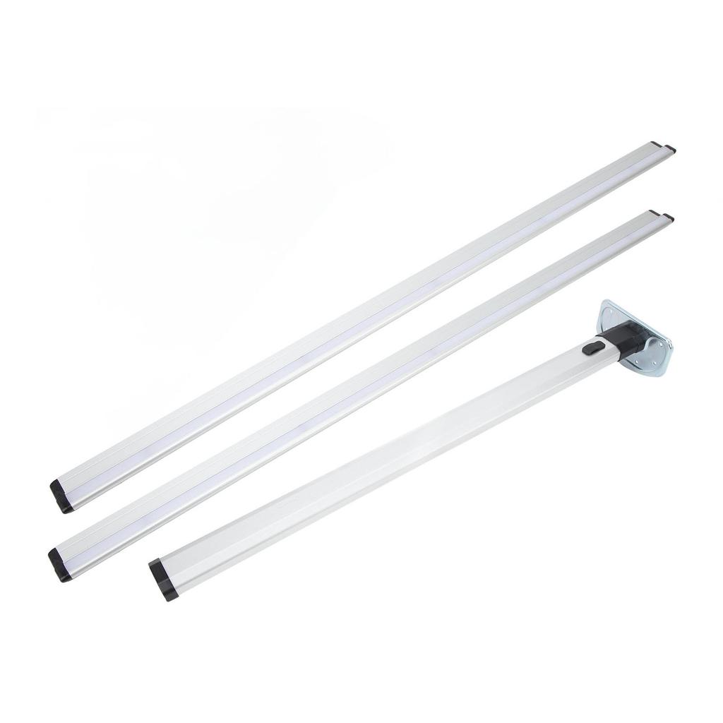 Folding Table Leg and Slider Rail 28.5in Collapsible Legs 38.6in Dual Guide Rails for RV Yacht