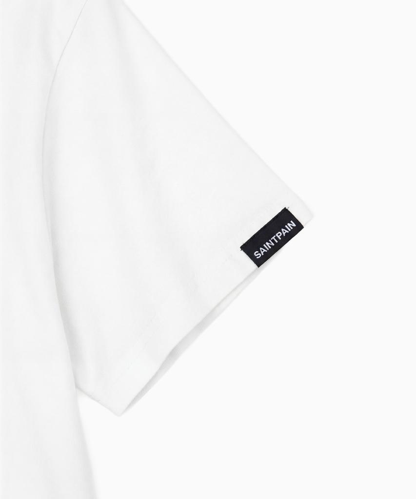 SAINTPAIN Sp Vintage Union Jack Short Sleeve T-Shirt White