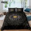 Home Living Luxury Flowers Print 2/3Pcs Soft Duvet Cover Set PillowCase Queen and King Size Kids Bedding Set EU/US/AU Size