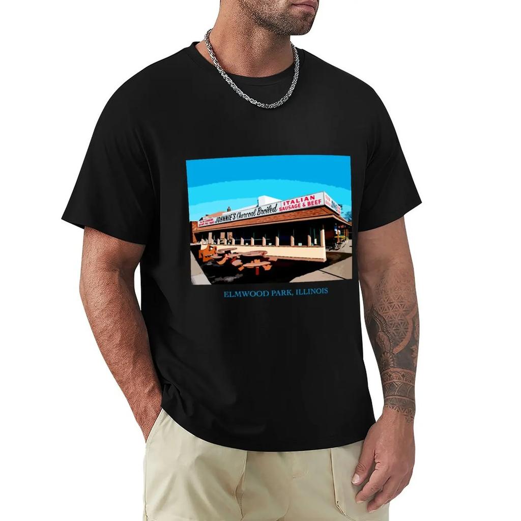 Johnnies Beef Elmwood Park Chicago Food Klassiker T-Shirt Bluse Sweat Herren-T-Shirts