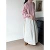 Women's 2026 New Autumn High-Waisted A-Line Lantern Skirt - Versatile, Warm, Slimming, Mid-Length.