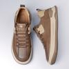 Genuine Leather Men Casual Shoes Lace Up Soft Sole Skateboard Mens Oxfords Outdoor Hiking Breathable Comfort Male Driving Shoes