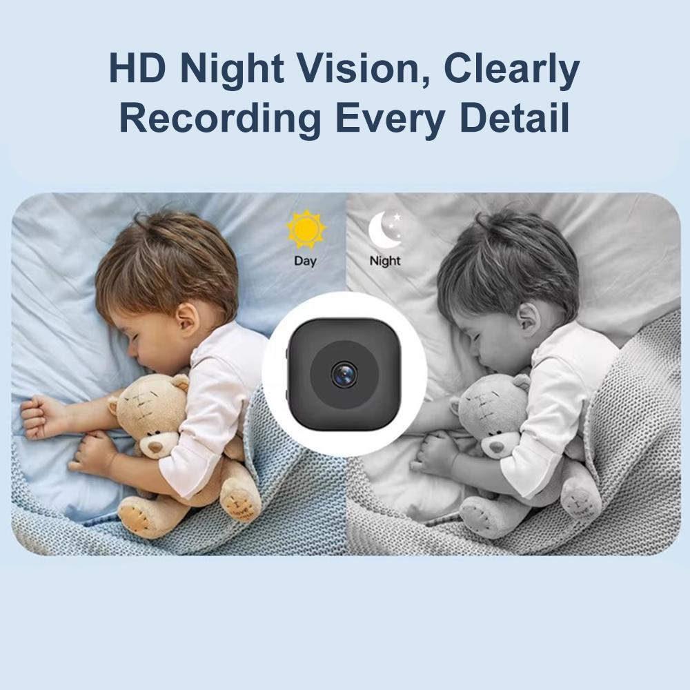 2026 4K HD Mini Camera Magnetic Mini Cam Wireless WiFi APP Remote Monitoring Smart Home Car Security Camera Night Vision Camera