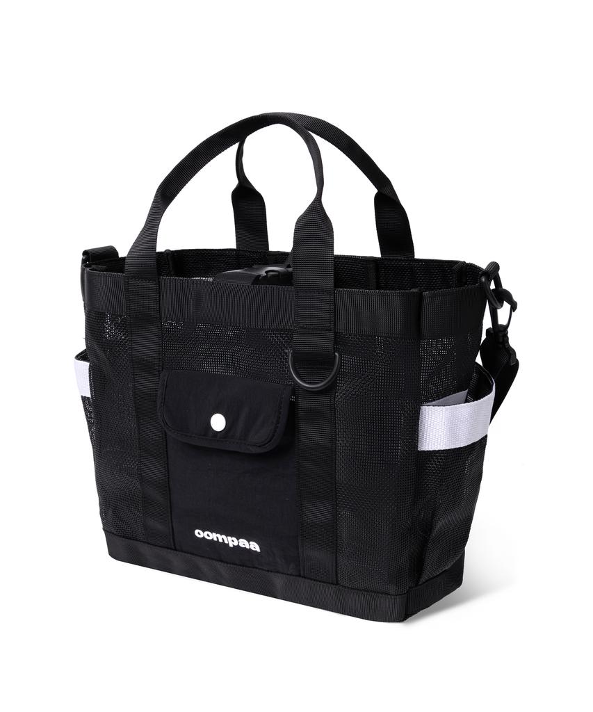 Oompaa Mesh Big Pom Pom Bag 3.0 Black