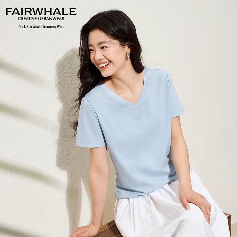 Mark Fairwhale Women's 2025 Summer V-Neck T-Shirt