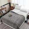 New Minimalist Hollow Jacquard Blanket Thickened Soft Warm Bed Blankets Quilt Multi Functional Sofa Blanket for Office Nap Time