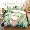 Anime Ceres Fauna Ch. hololive-EN Bedding Set Duvet Cover Bed Set Quilt Cover Pillowcase Comforter King Queen Size Boys Adult