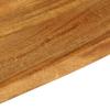 Vidaxl Tabletop with Natural Edge, 60X20X2.5 Cm, Mango Wood