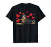Entlebucher Mountain Dog with a Stuffed Animal and Lots of Hearts T-Shirt