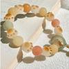 Putuo Mountain Direct Shipment Charcoal-burned Cat's Claw Bodhi Root Bracelet for Students, White Jade Bodhi Women's Cultural Bracelet