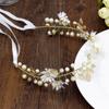 Ribbon Daisy Flower Bridal Garlands Headband Tiaras Hairband