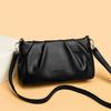 Women's Bag New Urban Simple Fashion Chain Pleated Bag Shoulder Crossbody Armpit Bag Small Square
