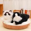 Adorable Black Siamese Ragdoll Cat Plush Toy - Perfect Gift for Cat Lovers